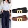 PU Leather Belt Adjustable Waist Strap Casual Waistband  Decor Accessories