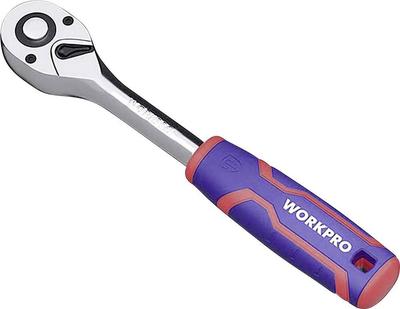 WORKPRO Drive Quick Release Ratchet 72 WP271012 1/2" Handle, Gears,