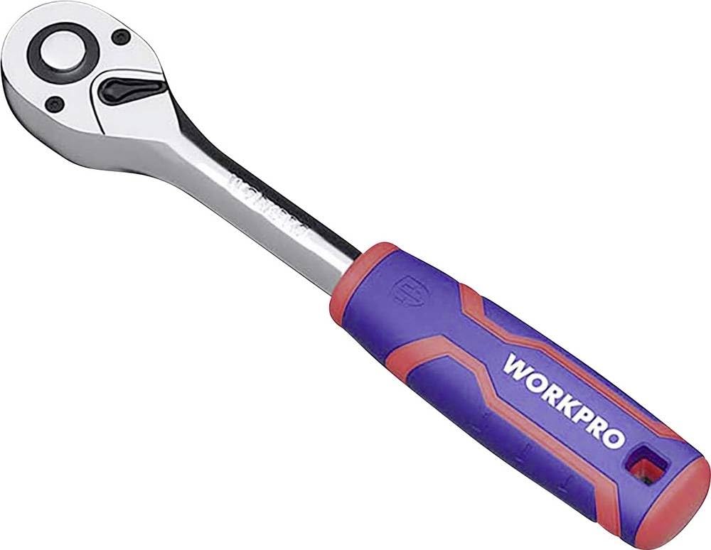 

WORKPRO Drive Quick Release Ratchet 72 Gears 1/2 Handle, (WP271012) синий