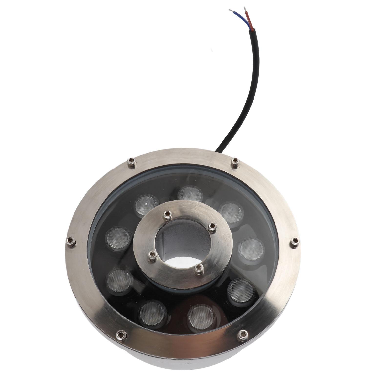 LED Fountain Light Stainless Steel High Brightness Submersible Underwater Landscape