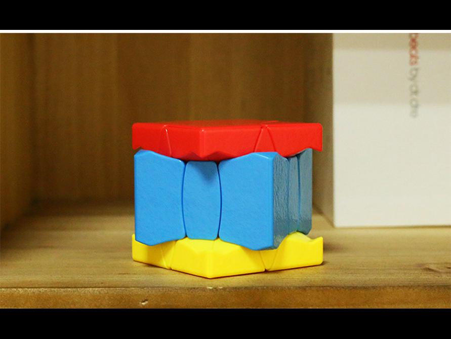 Shengshou Phoenix Tribute Colored Educational 3x3 Leather Grain Rubik's Cube