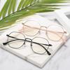 2021 Unisex Retro Japanese Style Black Titanium Polygonal Glasses 2316