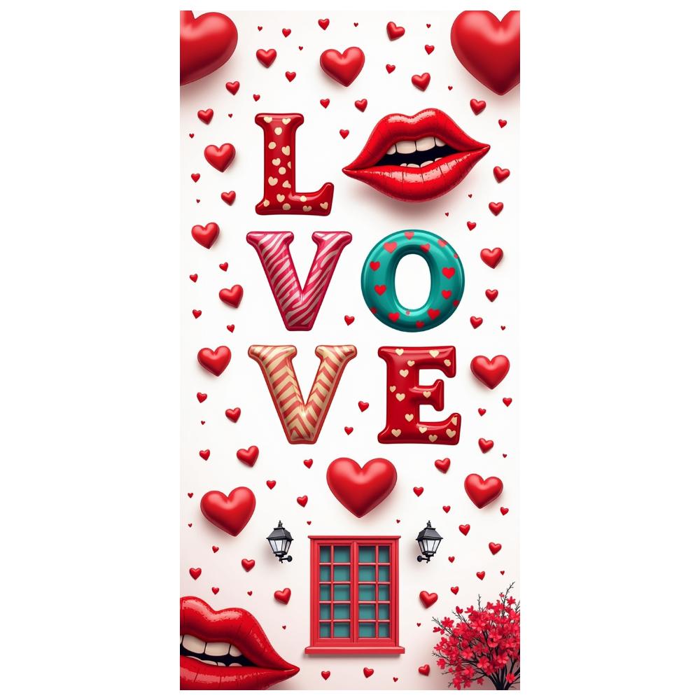 Photography Props Banner Engagement Banner Wedding Backdrop Photography Background Decoration For Wedding Couples' Celebrations