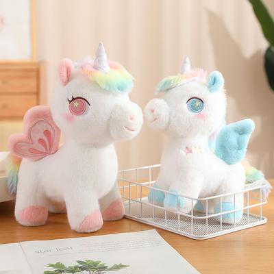 Unicorn Plush Toy Stuffed Cartoon Animal Soft Dolls Fly Horse Toys for Children Girl Kids Birthday Gift Present