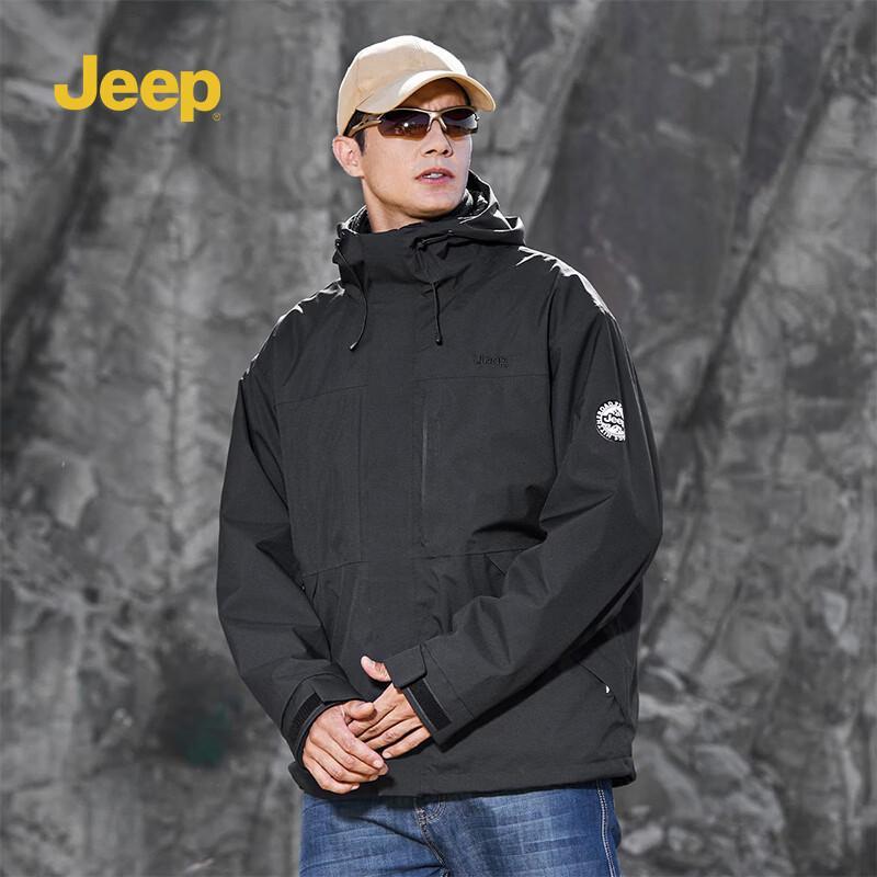 JEEP Unisex Windproof Waterproof Outdoor Jacket