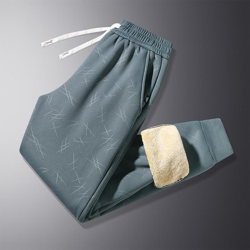 

Мужские зимние теплые шерстяные брюки плотные спортивные брюки новые повседневные веревочные модные брюки для бега 5XL дубильная кора