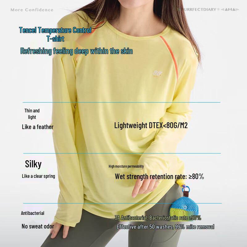 Gulu Diary Kids' Lightweight Tencel Long-Sleeve T-Shirt