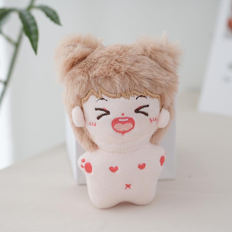 Adorable Plush Doll Keychain Soft Cotton Stuffed Toy For Bags And Keys