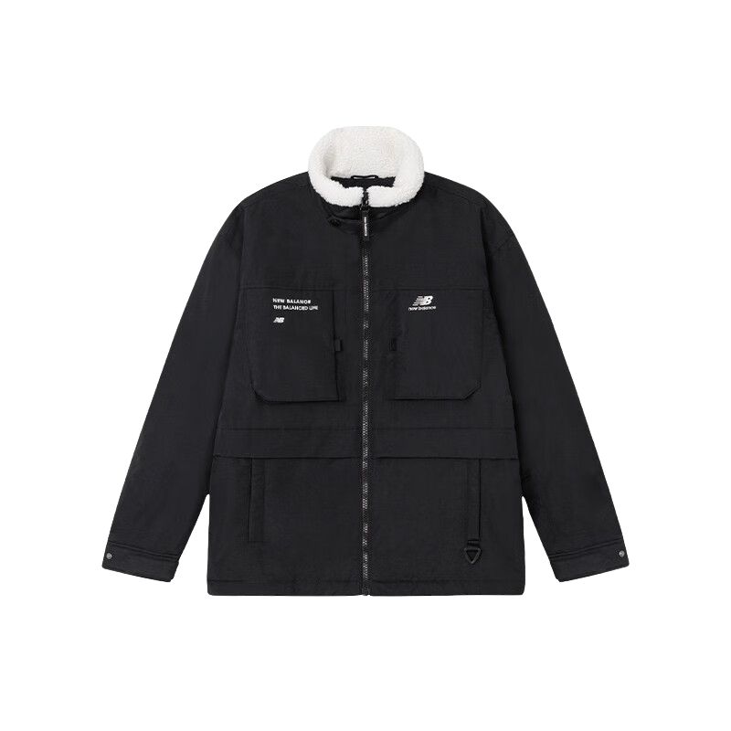 New Balance Jackets & Coats Unisex Black 5QC44293-BK M