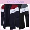 Exquisite Men's Plain Knitted Cardigan Long Sleeve Slim Fit Sweater Jacket