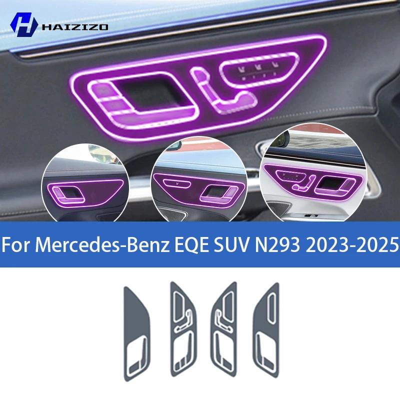 For Mercedes-Benz EQE SUV X294 -2025 Car Interior Center Console Protective Sticker Interior Decorative Strip TPU Protective