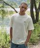 FAKE CAMPER Crack Circle Small Symbol T-Shirt [Ivory]