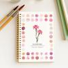 Coloring Picture Book with 12 Paint Colors Thickened Pages Animal Flower
