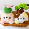 Love Cat Potted Plant Fortune Tree Sunflower Cactus Plush Toy Office Ornament Bag Pendant Doll Doll