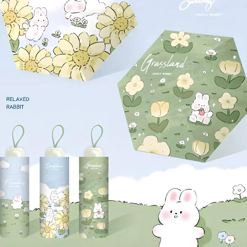 50% off vinyl parasol sun umbrella weather and rain umbrella cartoon digital brush umbrella umbrella