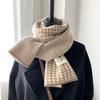 Warm Knitted Neck Warmer Scarf Women Men Winter Unisex Chunky Fleece Collar Wrap Lightweight Stylish