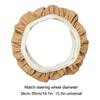 Steering Cover Portable Steering Wheel Wrap Anti-Slip Car Steering Wheel Covers Interior Accessories Truck Steering Wheel Covers