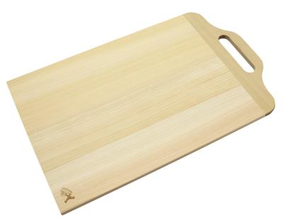 Tosa Ryu Cutting Board with Handle, 9mm Thickness, Medium, 380 X 240 X 9mm, Excellent Water Drainage and Water Repellency, Made In Japan, HT-9002