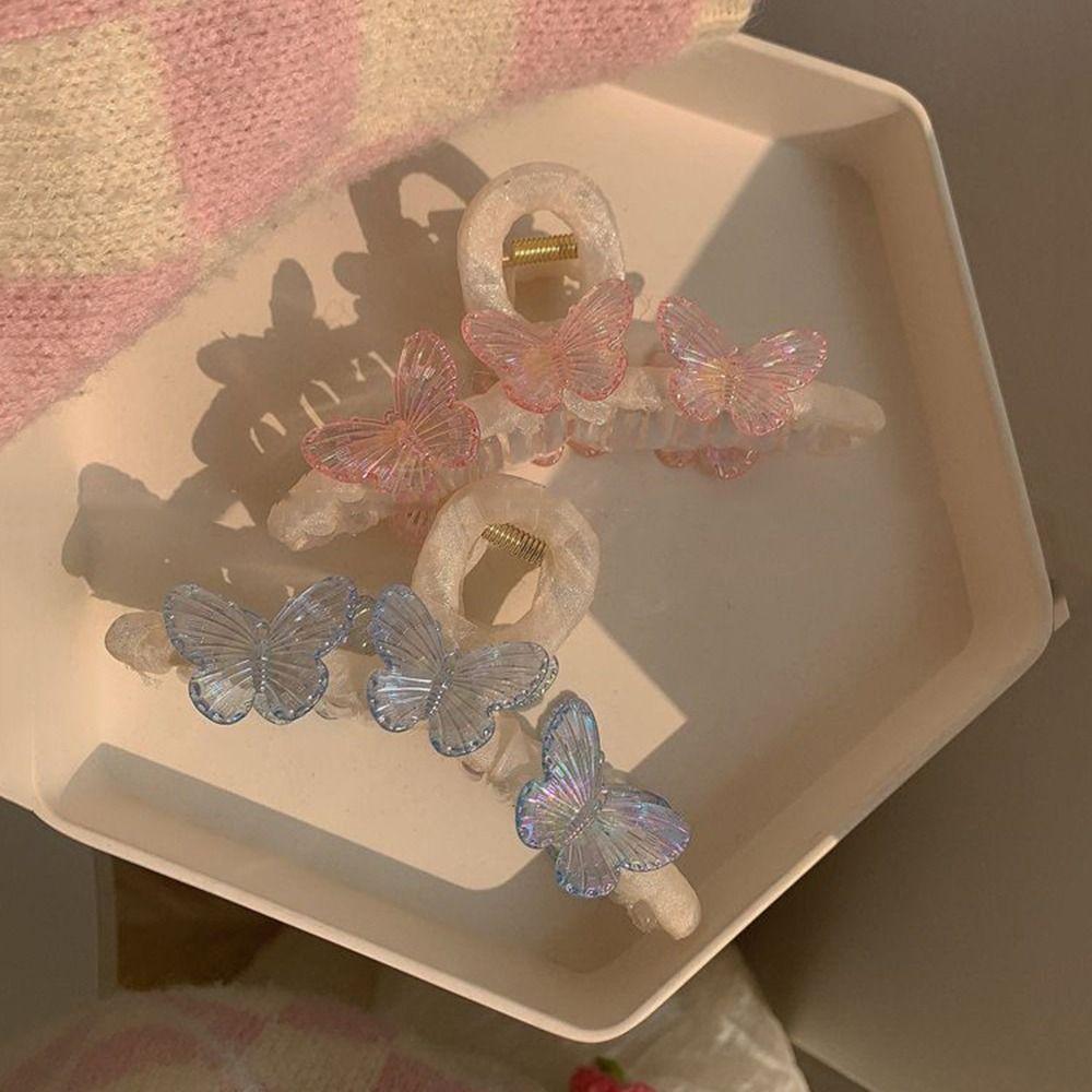 Claw Animals Gifts Women Acrylic Hairgrip Butterfly Hair Claw Korean Shark Clip Ponytail Holder