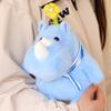 Fluffy Scarf Rhinoceros Doll Handmade Stuffed Rhinoceros Doll Rhinoceros Plush Toy  Home Decor