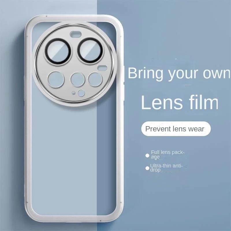 For Xiaomi 15 Ultra Transparent Camera Lens Film Silicone Case for Xiaomi Mi 14T 15 Pro 13 15ultra Shockproof Bumper TPU Cover
