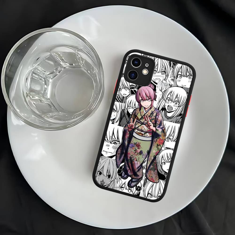 Hot Anime T-Tougen A-Anki For IPhone 16 Pro Max 15 14 13 12 11 XS MAX X Plus Candy Color Matte TPU Phone Cover