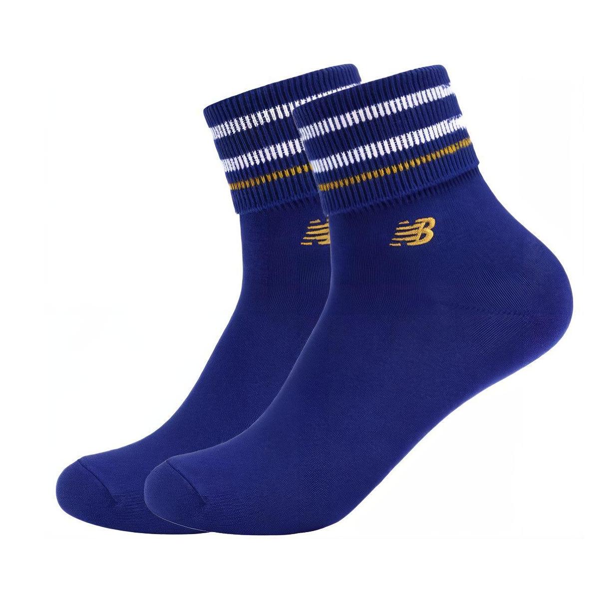 

New Balance ANB Crew Socks Women s 2 Pack Navy Blue LASC183W-NV M