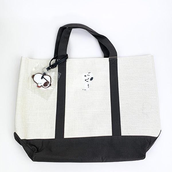 Snoopy Grocery Tote Bag White CHICKS UNDERTHE SHED SNOOPY Large Capacity Travel Bag