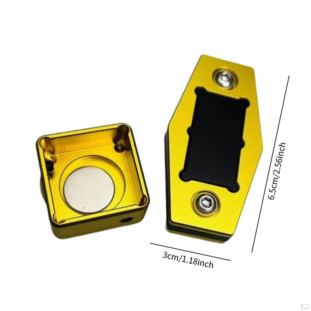 Billiard Chalk Holder - Professional Accessories Storage Box with Easy Carry Clip,