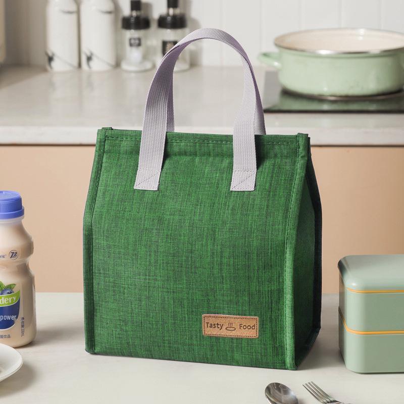 Cationic Insulated Lunch Bag | Portable Student Bento & Takeaway Storage Handbag