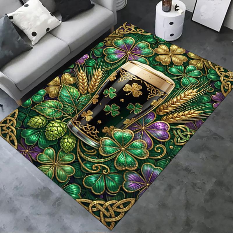 

2025 New St.Patrick s Day Carpet Rug for Living Room Bedroom Home Sofa Decoration,Kids play Non-slip Floor Mat81 40x60cm( 15x23in )