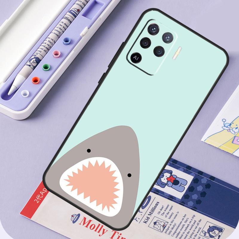 whale sharks For Oppo A60 A80 A40 A94 A74 A54 A15 A18 A38 A58 A78 A98 A16 A76 A96 A57 A17 A77 A5 Pro Case