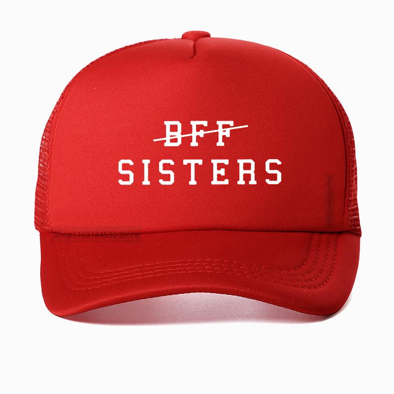 She Thinks Im Crazy BFF Sisters Hat Summer Visor Women Graphic Designed Baseball Cap Sister Best Friend Bestie Group Adjustable