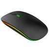 Wireless Mouse 2.4G Rechargeable USB Wireless Gaming Mouse with LED Colorful Light