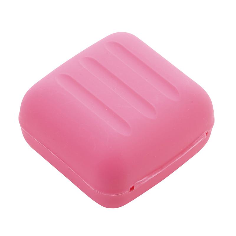 Large small portable outdoor travel Solid color soap box waterproof leak proof cover lock buckle bathroom washbasin home boxes