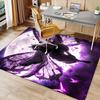 Demon Slayer Shinobu Kocho Printed Absorbent Washable Carpet, Non-Slip Bathroom Mats, Kitchen Rugs, Yoga Mat,Living Room Entrance, Camping Picnic Rugs