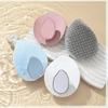 1Pcs Home Hair Washing Tool Leaf Hair Wash Massage Brush Scalp Cleansing Massage Shampoo Comb Hair Brush