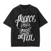 Pierce The Veil classic album poster print Tshirt Unisex Women Vintage Washed cotton gohtic YK style oversized top summer new tee