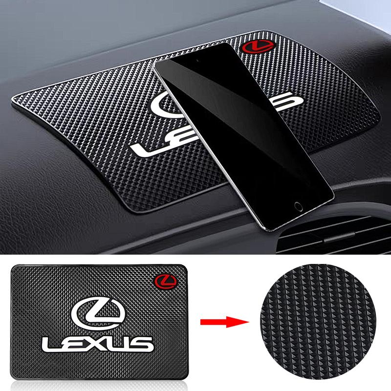 Auto Embleem Anti-Slip Pad Telefoonhouder Antislip Mat Auto Stijling Voor Lexus CT200H ES350 GX460 470 IS250 LS460 NX300 RX300 350 450H