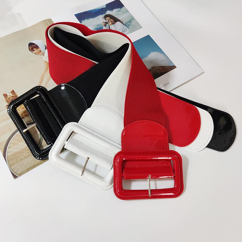 Vier Jahreszeiten verfügbar Neuer Gürtel Damen Leder Mode Vielseitig Jeans Gürtel Dekoration Mit Rock, Anzug, Pullover Taille Abdeckung