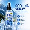 Chłodzący spray, łagodny i niepodrażniający, na lato, do sportów na świeżym powietrzu, fitness, dla studentów, na treningi wojskowe i zapobieganie
