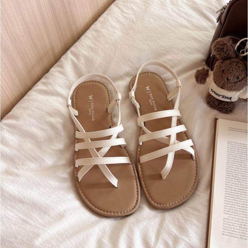 

Мода 2025 Летняя Мода Комфортные Тренды Женские Сандалии Сланцы Нескользящая Резиновая Подошва 35 бежевый