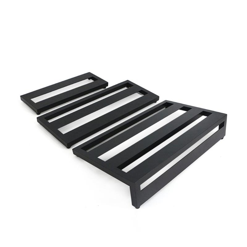 Nonslip Effect Track Board Metal Guitar Effect Pedal Board Stable Practical Effects Bracket for Musical Instrument