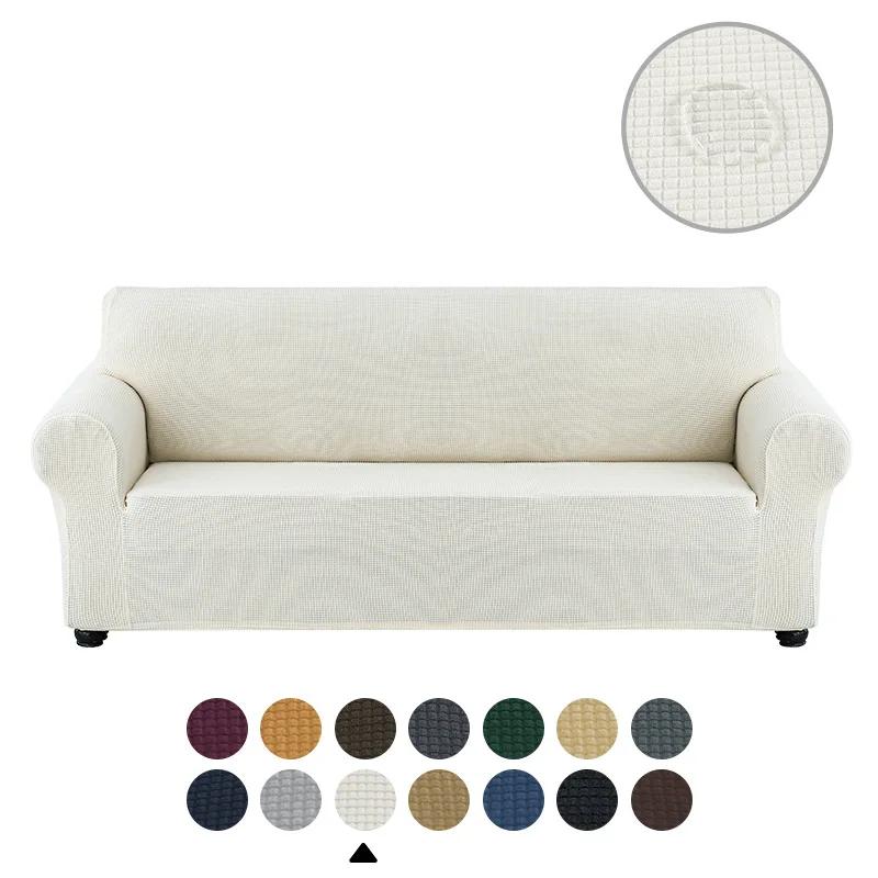 Waterproof Elastic Sofa Cover for Living Room Thick Armchair Cover Sofa Covers Stainproof Couch Slipcover for Home 1/2/3/4 Seat