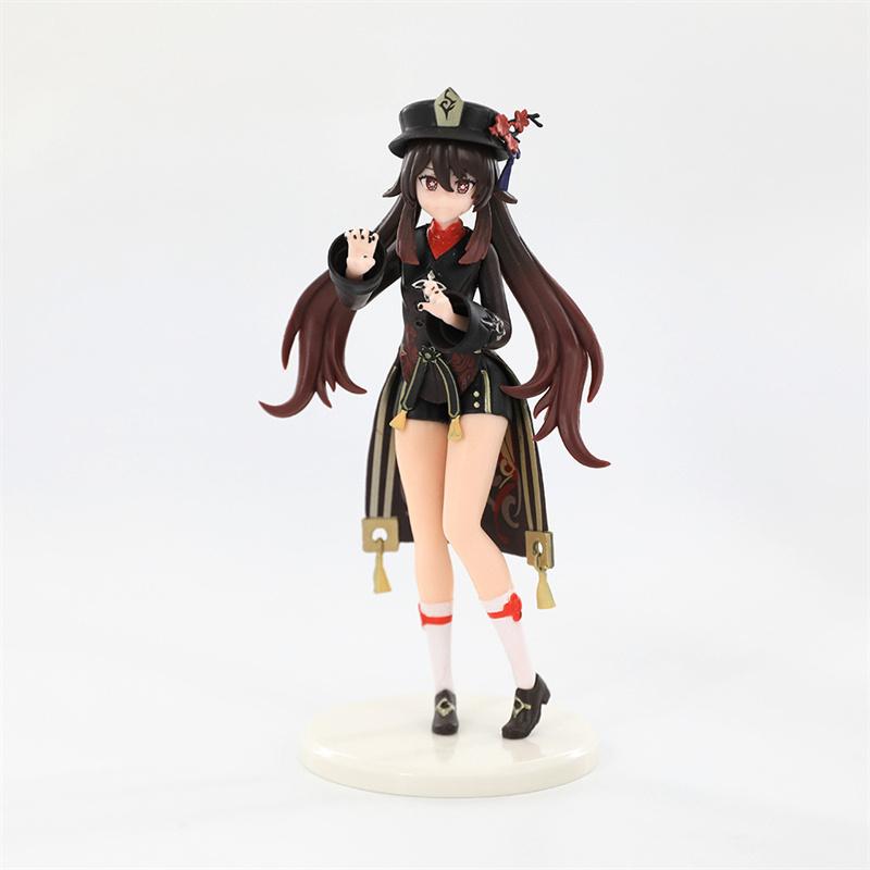 

Genshin Impact Ху Тао Фигурка Статуэтка ПВХ Игрушка Модель Подарки для фанатов Украшение Настольное Cat Paw