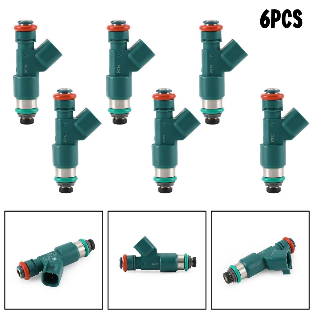 6PCS Fuel Injectors 30777501 Fit for Volvo S80 2007-2014 6G9N-AB