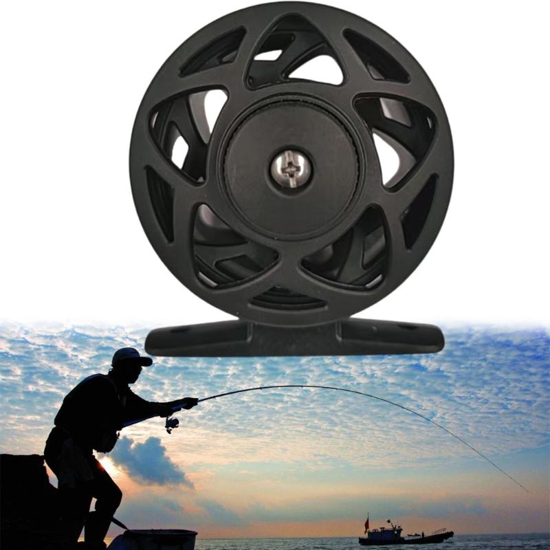 Compacts Fly Ice Fishing Reels With Smooth Casting Anti Tangles Mechanism Durabilirty Outdoor Angling Gear