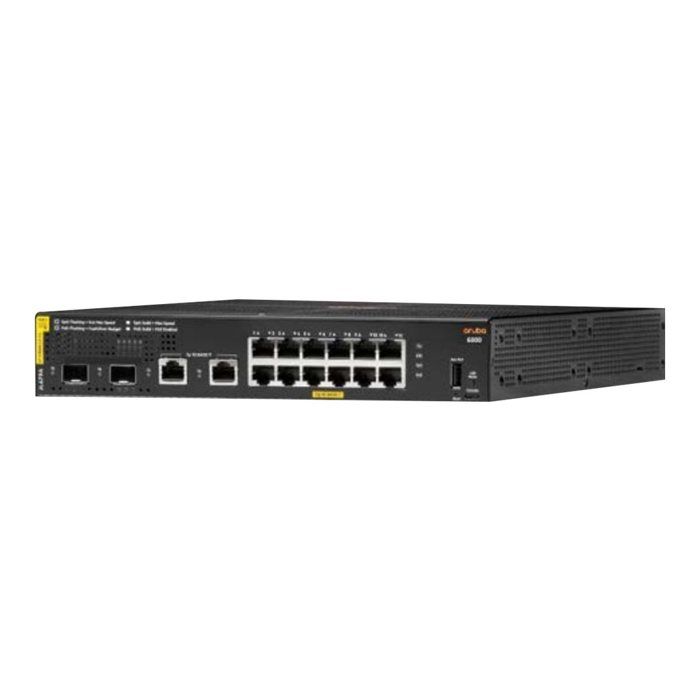 Commutateur - HPE Aruba - 6000 12G CL4 - 2 SFP - 139W - Géré, Montable sur rack