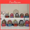 Color Canvas Blocked Backpack With Nylon Simple For Children Spine Backpack