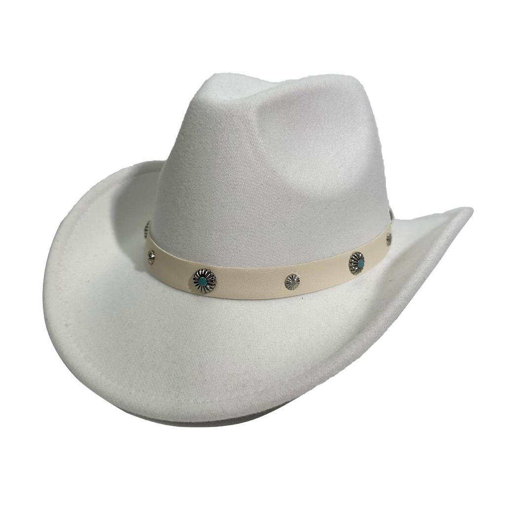 Popular Western Cowboy Hat European And American Style Men'S And Women'S Party Party Top Hat Spring And Autumn Sunshade Sunscreen Jazz Hat